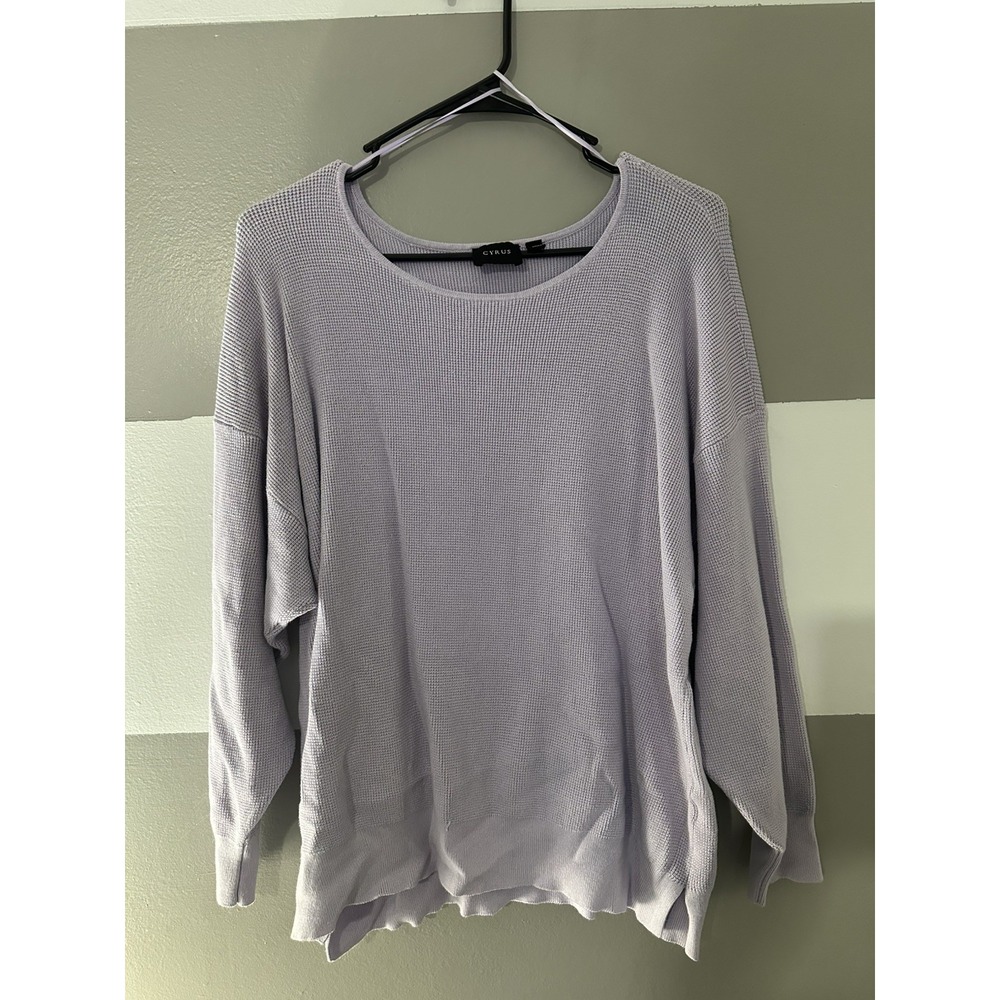 Cyrus Woman's Pullover Sweater/Top/Tunic Size 1X Light purple